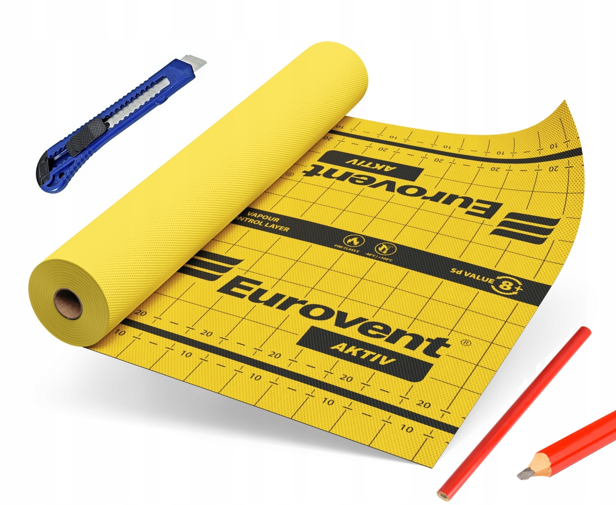 Parotesná fólia Eurovent 50 x 1,5 x 0 mm 90 g/m²